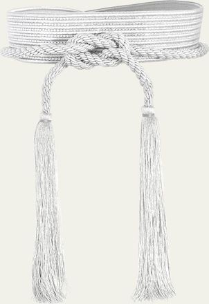 Judith Leiber Corded Wrap Crystal Belt