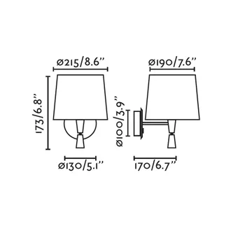 Faro Barcelona Conga Aplique De Pared Con Lector Blanca/blanca 64308-01
