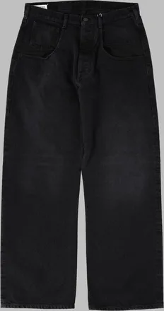 Maison Margiela Wide-Leg High-Waisted Trousers with Classic Five-Pocket Design