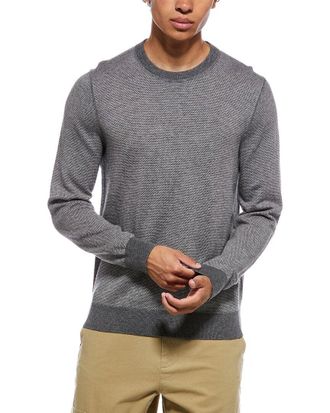 Vince Birdseye Wool-Blend Crewneck Sweatshirt