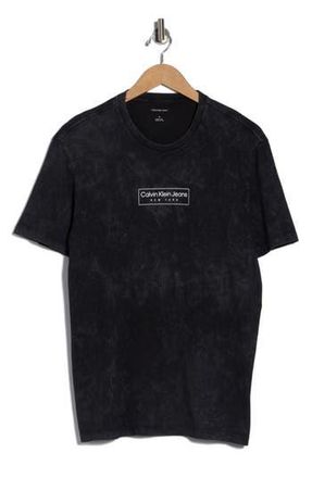 Calvin Klein Acid Wash Graphic Tee in Black at Nordstrom Rack, Size Xx-Large