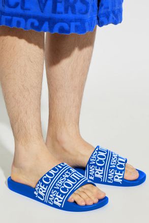 Versace Jeans Couture Rubber Flip-flops, Mens, Blue