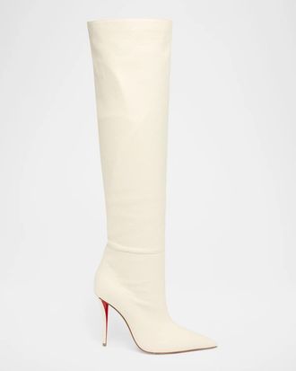 Christian Louboutin 100mm Zependris Leather Boots