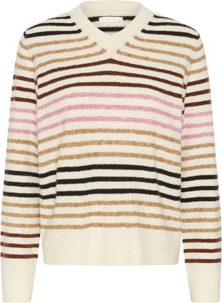 Inwear Guni V-hals - Dames - V-hals truien - Veelkleurig - XS - Wol - Truien & Vesten
