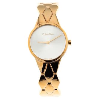 Calvin Klein Uomo/Donna - K6E23646 - K6E23646 Snake - Dames - Horloges - Wit - ONE Size - Accessoires