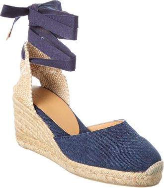 Castaner Carina Canvas Wedge Sandal