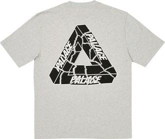 Palace Tri-Ripped T-Shirt Grey Marl P25TS083