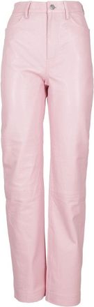 Remain Orchid-Colored Leather Pants