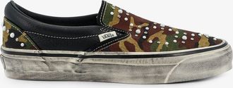 Vans Sneakers Lx classic slip on 98 in canvas e pelle con perline in metallo all-over - VANS - gender_Man