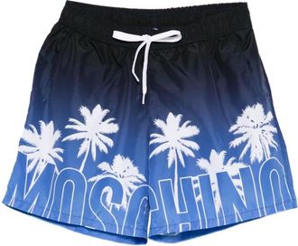 Moschino Beachwear - Heren - Strandmode - Blauw - S - Nylon - Badmode