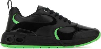 Ferragamo Black leather Cosimina sneakers