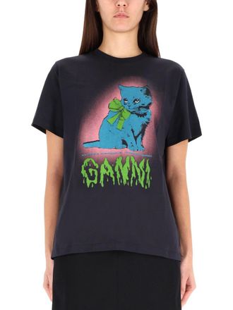 Ganni T-Shirt Kitty