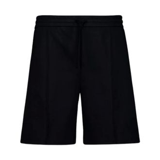 Valentino Garavani Korte Broeken, Heren, Zwart, L, Jersey Broek