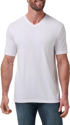 Travis Mathew Cloud V-Neck T-Shirt in White at Nordstrom, Size Xx-Large