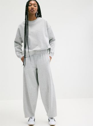 Twik Womens Fleece barrel-leg pant