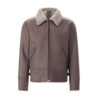 Werner Christ Werner Christ - Pilotenjack - Heren - Jassen - Bruin - Maat: 2XL Leer