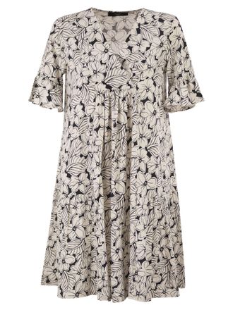 Max Mara Weekend Maxmara Wkdfuoco bedrucktes Baumwolljersey-Kleid