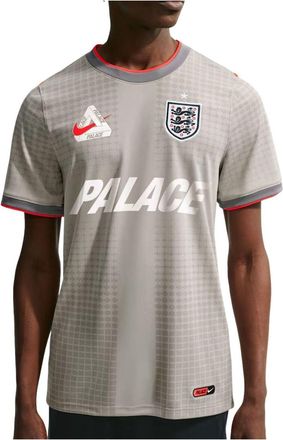 Nike x England x Palace Academy Pro T-Shirt Pewter Grey Bright Crimson IH1672-052