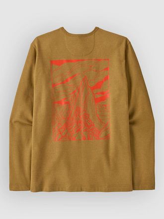 Patagonia Lw Cloud Crag Wildrise Crew Jersey marr&oacute;n