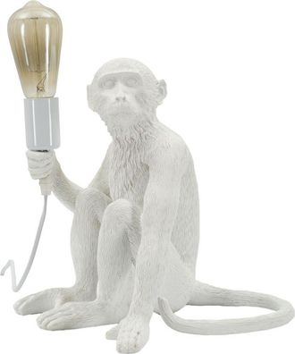 Mauro Ferretti L&aacute;mpara De Mesa Mono Sentado Blanco Cm 33x33x32