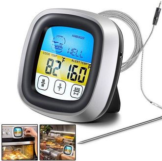 OEM Termometro Digitale Da Cucina Con Schermo Tattile, Indicatore Di Temperatura Degli Alimenti, Timer Per Barbecue, Strumento Di Cottura, Ideale Per Carn
