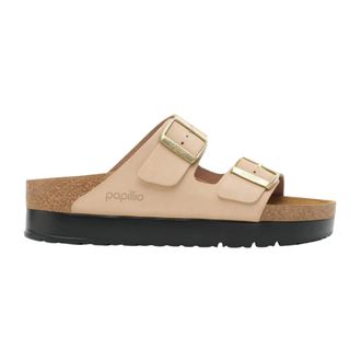 Birkenstock Arizona Pap Flex Platform - female - Birkenstock - Sliders - Beige - 5 UK - Shoes