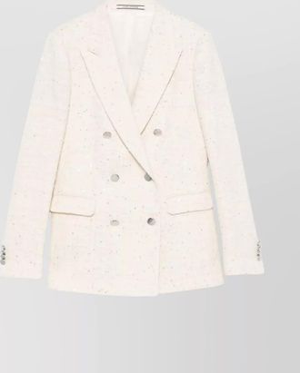Tagliatore parigi double-breasted blazer micro-sequins