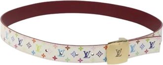 Louis Vuitton Pre-owned Belts, female, Multicolor, Size: ONE SIZE Pre-owned Vintage Monogram Multicolor Belt
