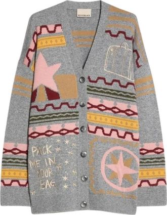 Pennyblack Cardigan Pbbdisco - - Knitwear - Donna - Grigio - M