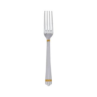Christofle Silver Plated Aria Gold Dessert Fork 1022-015