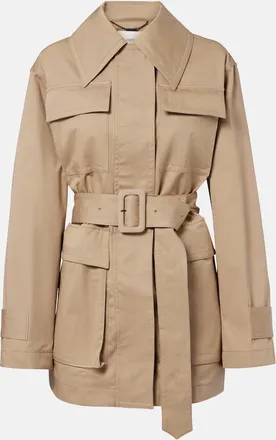Joseph Shama cotton trench coat