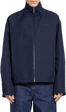 Gucci Mens Blue Marabou Clothing