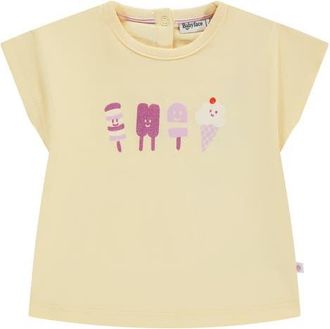 Babyface Sweet Treat Short Sleeve Top in Buttercup at Nordstrom, Size 12M