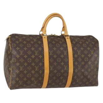 Louis Vuitton Pre-owned Weekend Bags, female, Brown, Size: ONE SIZE Pre-owned Vintage Weekend Bag
