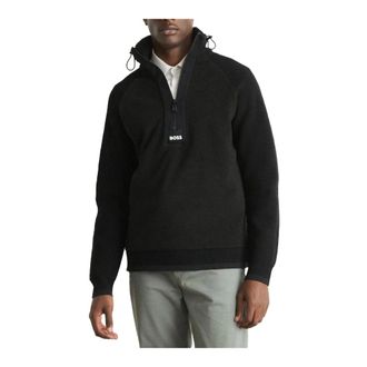 HUGO BOSS Heren, Sweatshirts & Hoodies, Zwart, Maat: 3XL Fleece