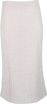 Fabiana Filippi Tricot Skirt Polyester Elastane - Pink