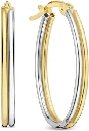 Isabel Bernard Ohrringe - Rivoli Flori 585 Gold Creolen - Gr. unisize - in Gold - für Damen