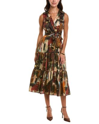 Tahari by ASL Printed Midi Dress