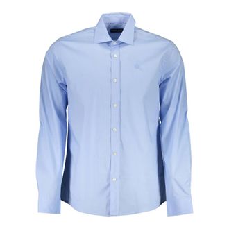 North Sails Kleding - Heren - Zakelijke Overhemden - Blauw - M - Overhemden