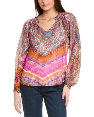Hale Bob Sadie Silk-Blend Top