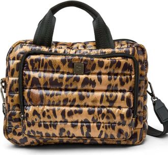 Think Royln Womens Stowaway Toiletry Case In Leopard