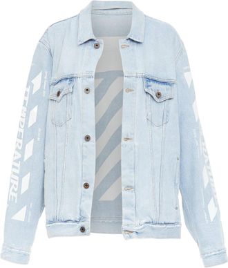 Off-white Virgil Abloh Temperature print jacket