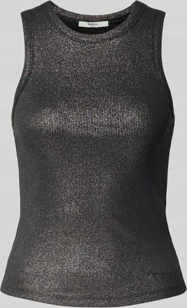 Pepe Jeans London Slim Fit Tank Top aus Baumwoll-Mix Modell BIRDEY in Black, Größe XL