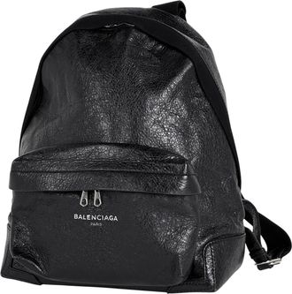 Balenciaga Black Leather Backpack (Pre-Owned)