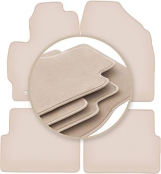 OEM Alfombrillas Beige Premium Para Toyota Corolla E14 / E15 Sed&aacute;n 2007-2012