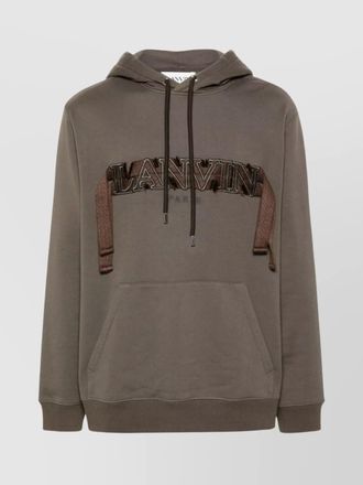 Lanvin cotton drawstring hoodie
