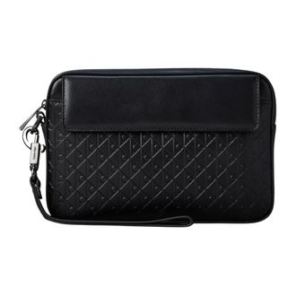 Calvin Klein Pochette Emblem Mix Raffinata - - Bags - Uomo - Nero - ONE SIZE