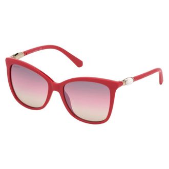 Swarovski Womens SK0227 66U Sunglasses - Red - One Size