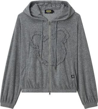 Mini Cream Sweater met rits - Grijs