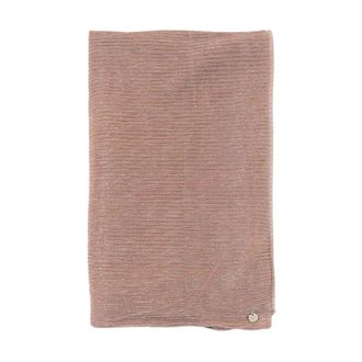 Liu Jo Scarves, female, Orange, Size: ONE SIZE Pleated Metallic Scarf